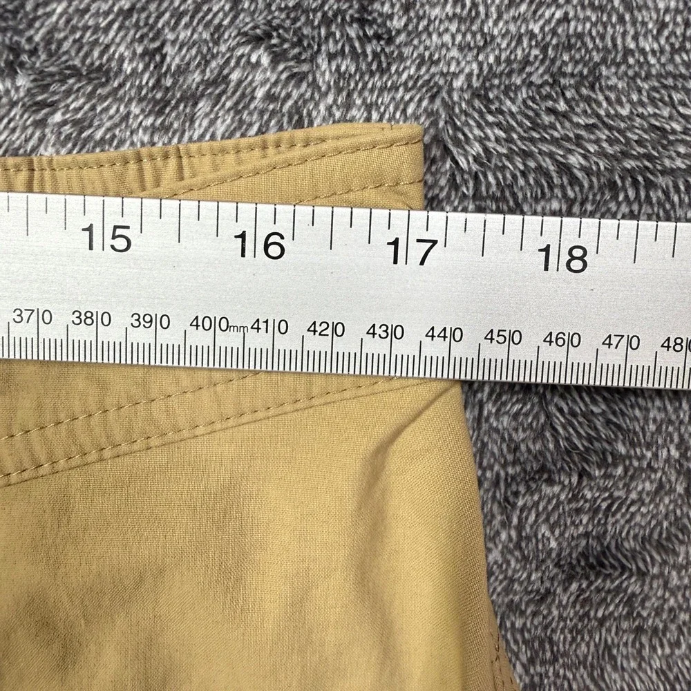 REI Co-op Sahara Convertible Hiking Pants Mens 34x32 Tan Cargo Zip Off Trail